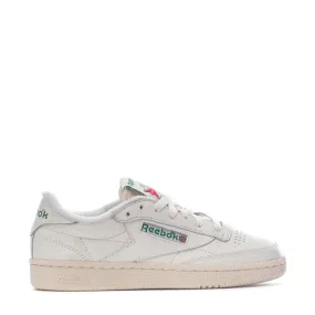 Reebok Women's Club C 85 Vintage - Chalk / Alabaster / Glen Green