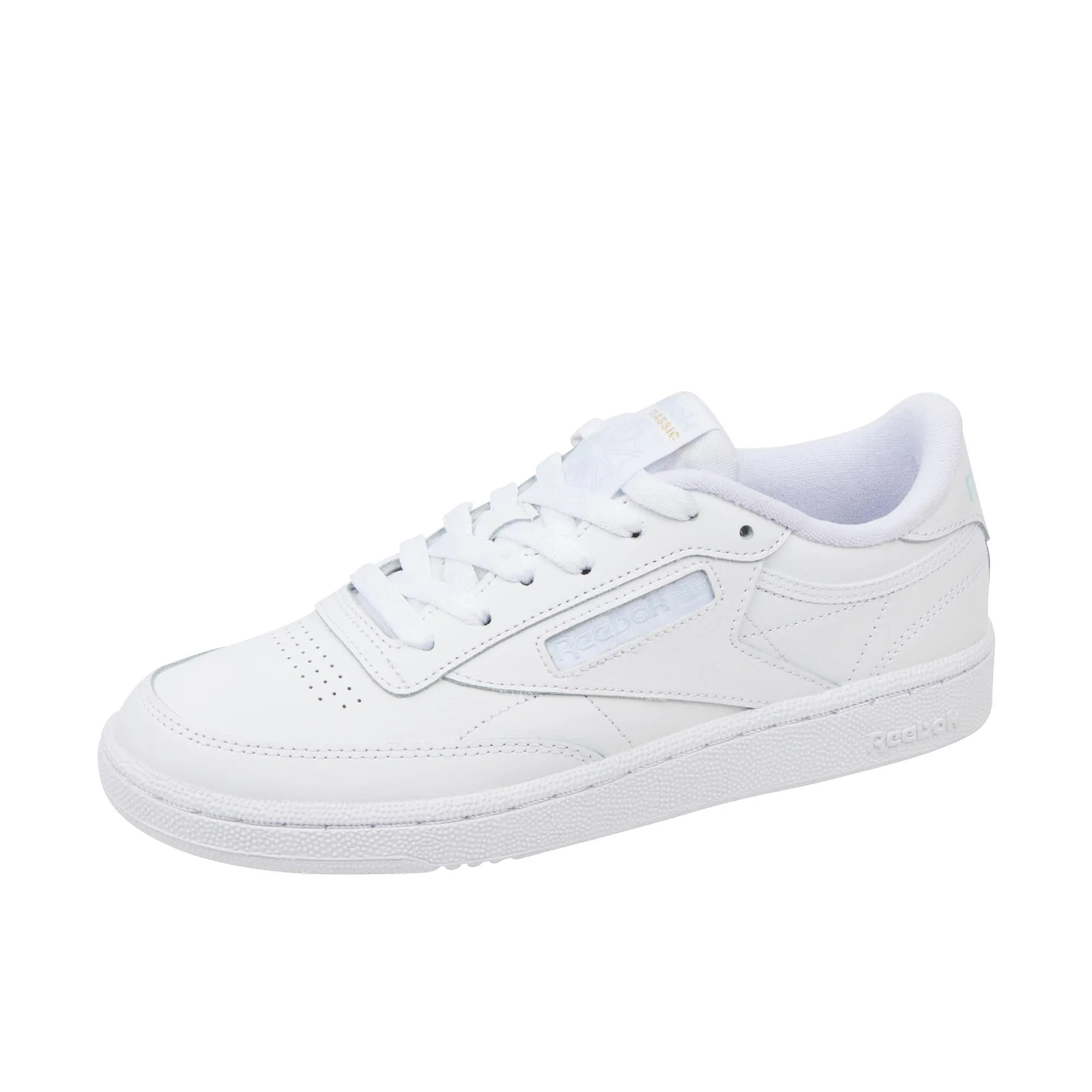 Reebok Womens Club C 85 White/White/Glass Blue