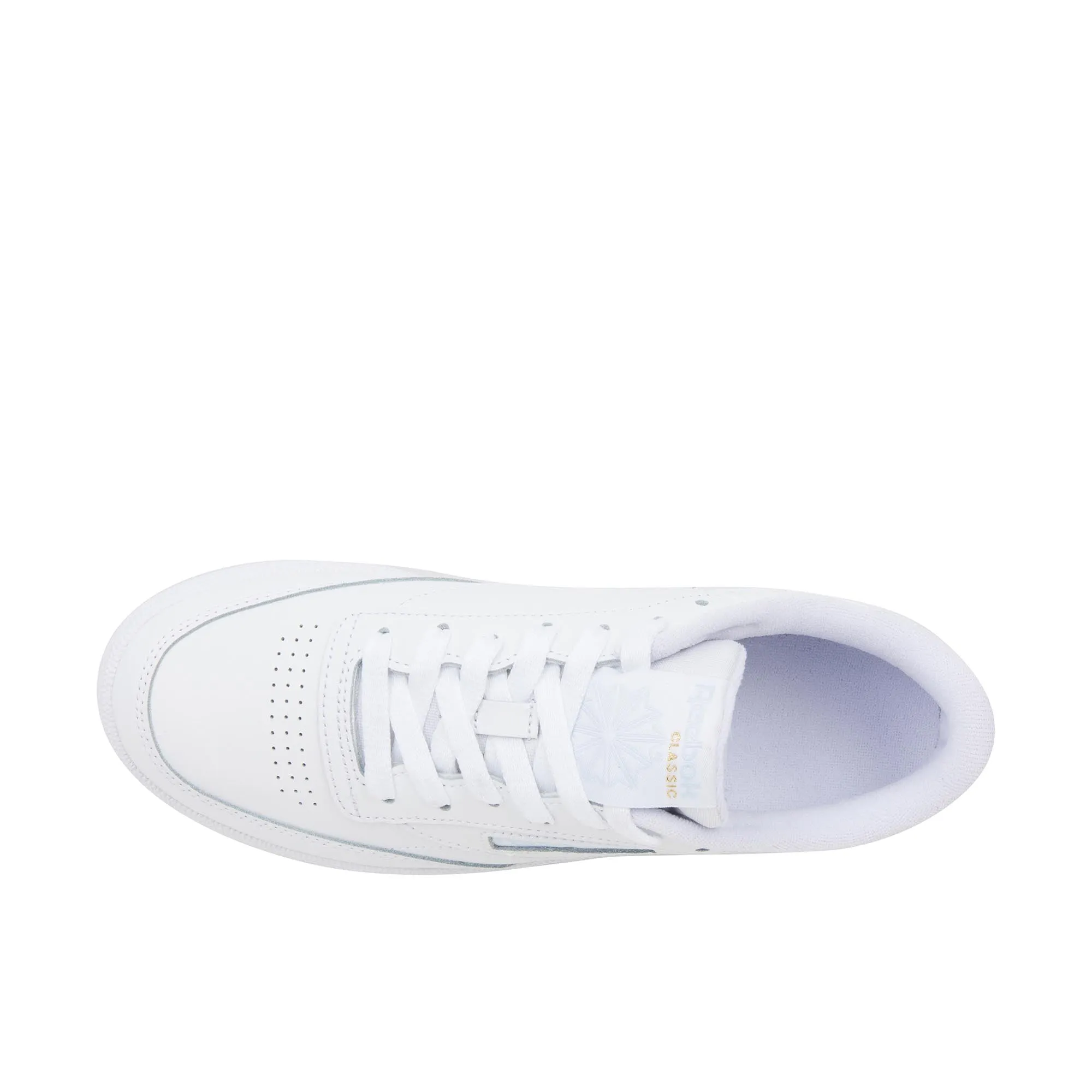 Reebok Womens Club C 85 White/White/Glass Blue