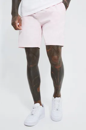 Relaxed Fit Elastic Waist Short Length Short | boohooMAN UK