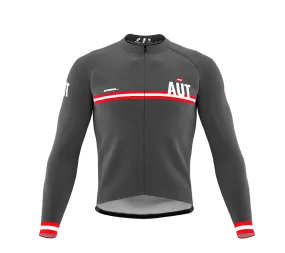 ScudoPro Pro Thermal Long Sleeve Cycling Jersey Country CODE Austria Gray | Men and Women