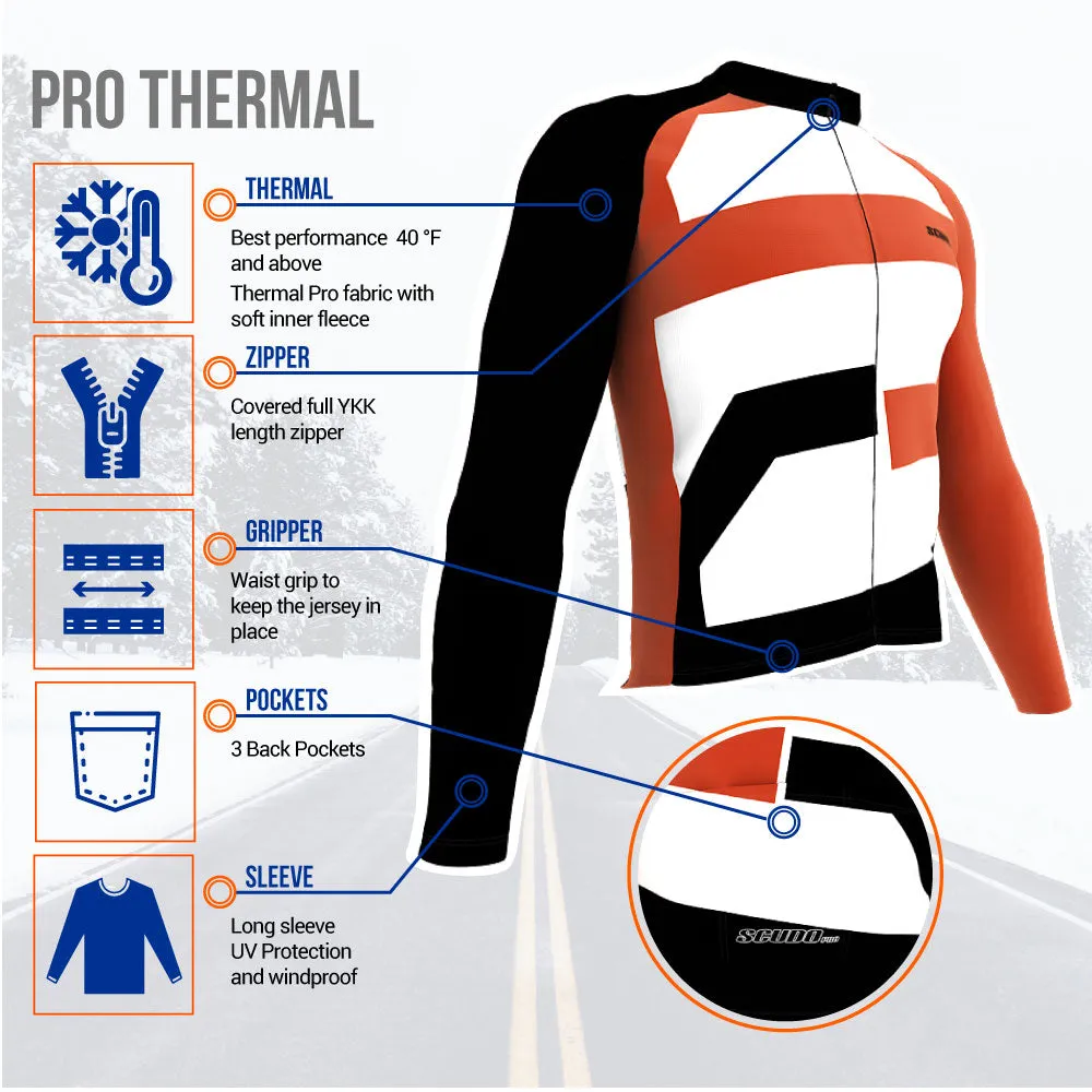 ScudoPro Pro Thermal Long Sleeve Cycling Jersey Country CODE Costa Rica Green | Men and Women