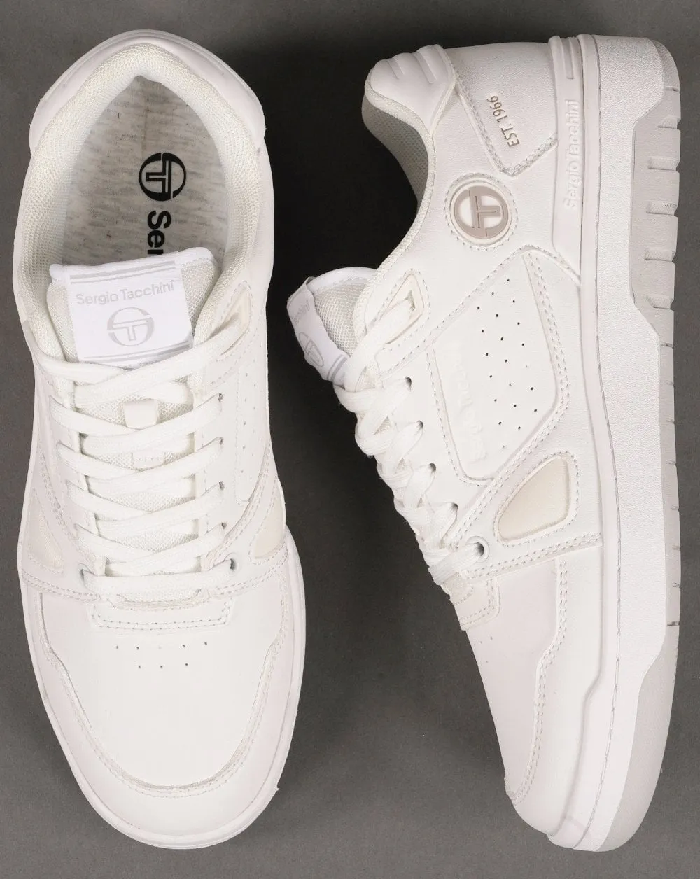 Sergio Tacchini Milano Trainers Pure White