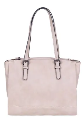 Shoulder bag with 2 synthetic stone handles 316137