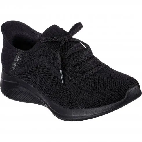 Skechers Ultra Flex 3.0 Brilliant Path | Black | Womens Slip Ins Trainers