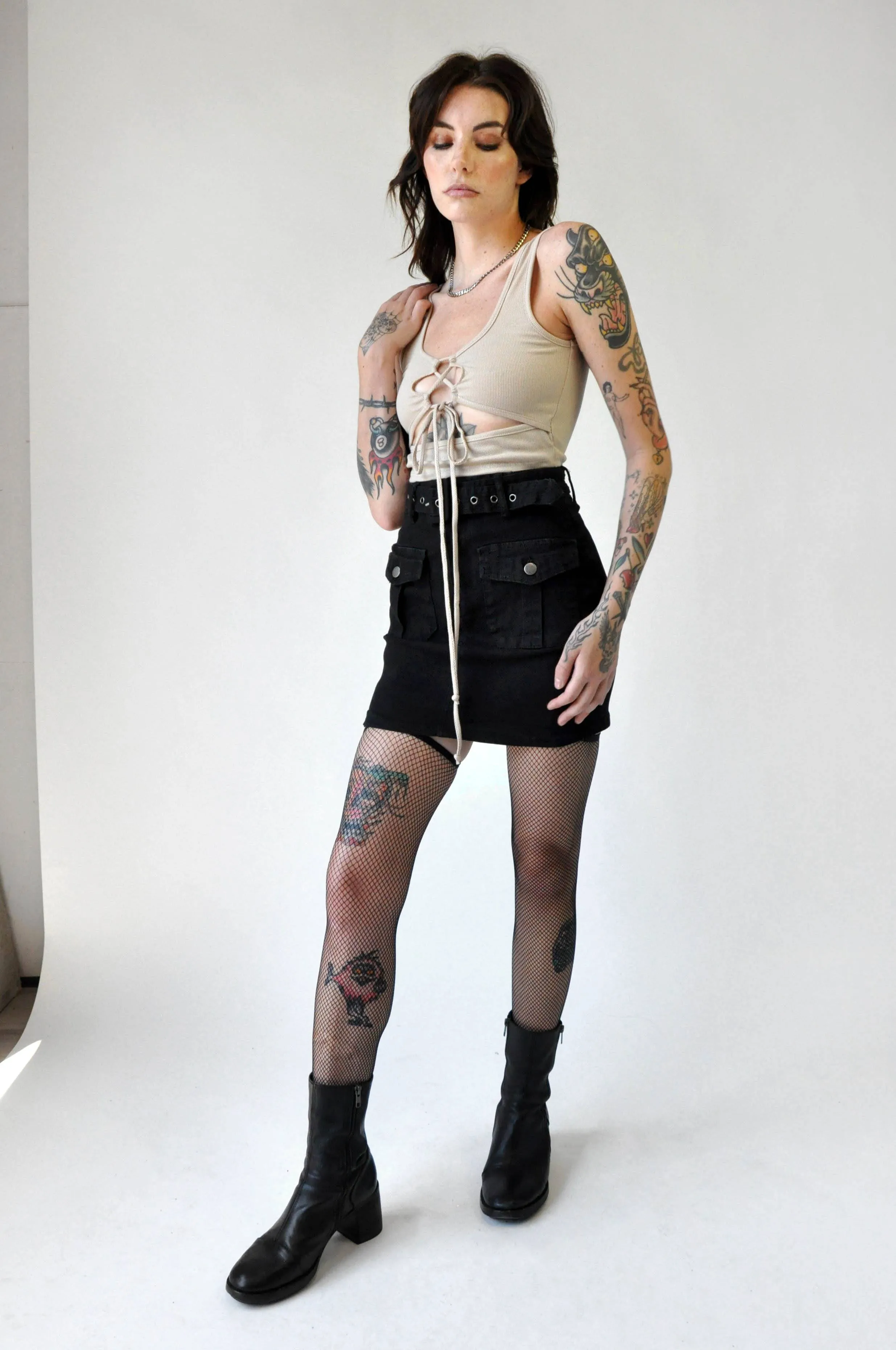 Sullen Lace Up Tank