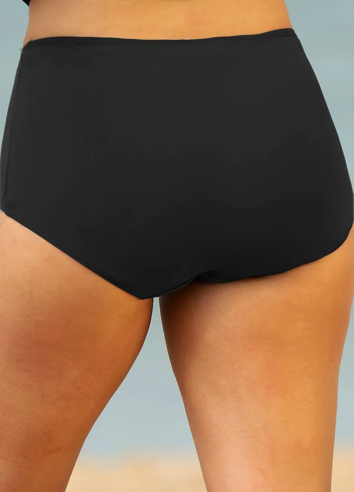 Sustainable Bikini Bottom Full Brief Black