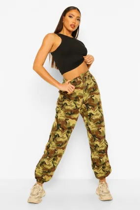 Tall Camo Denim Cargo Joggers