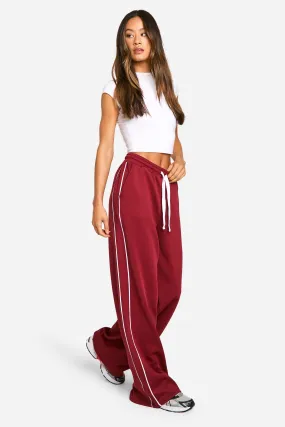 Tall Scuba Side Stripe Wide Leg Joggers