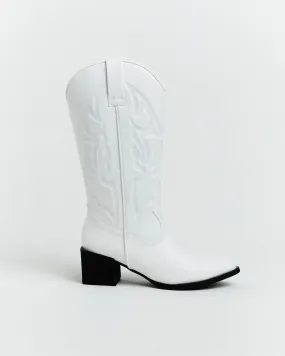 Therapy Ranger Cowboy Boot in White