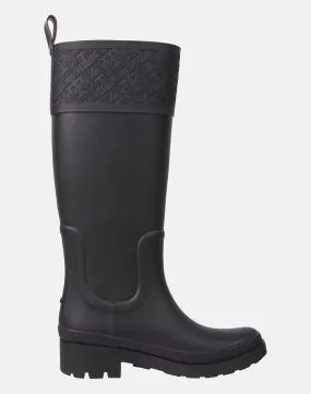 TOMMY HILFIGER RUBBER LONG BOOT MONOGRAM