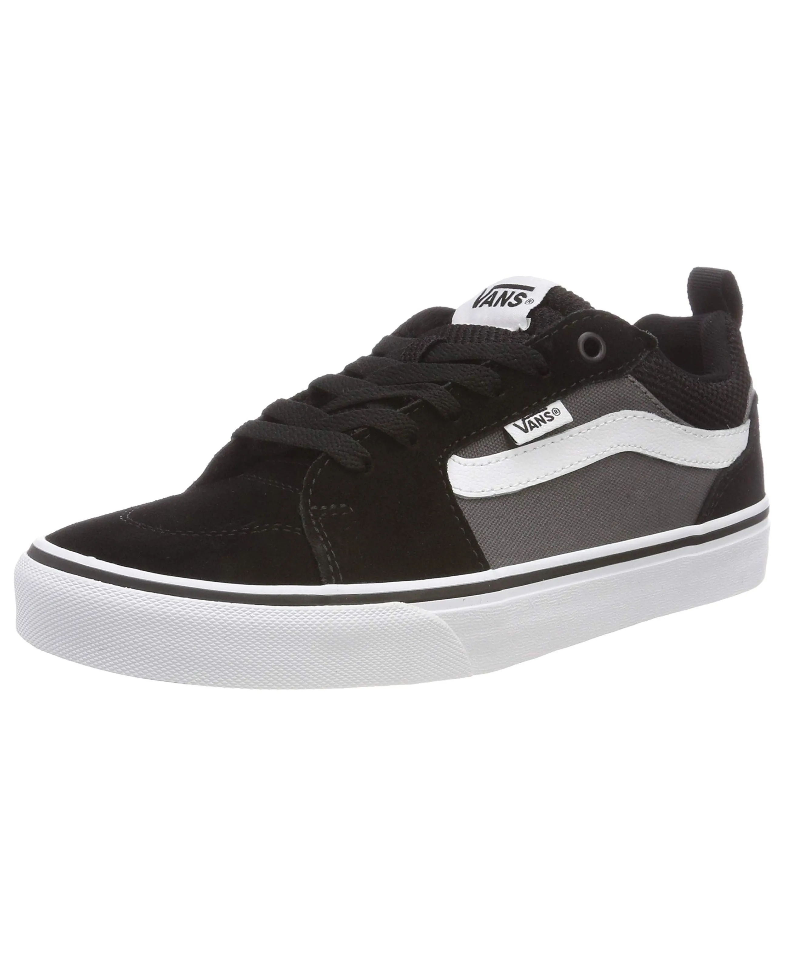 VANS Filmore Suede Canvas Casual Trainers Black Pewter