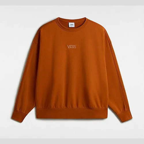 Vans PREMIUM LOGO CREW SWEATSHIRT (UMBER) MEN ORANGE