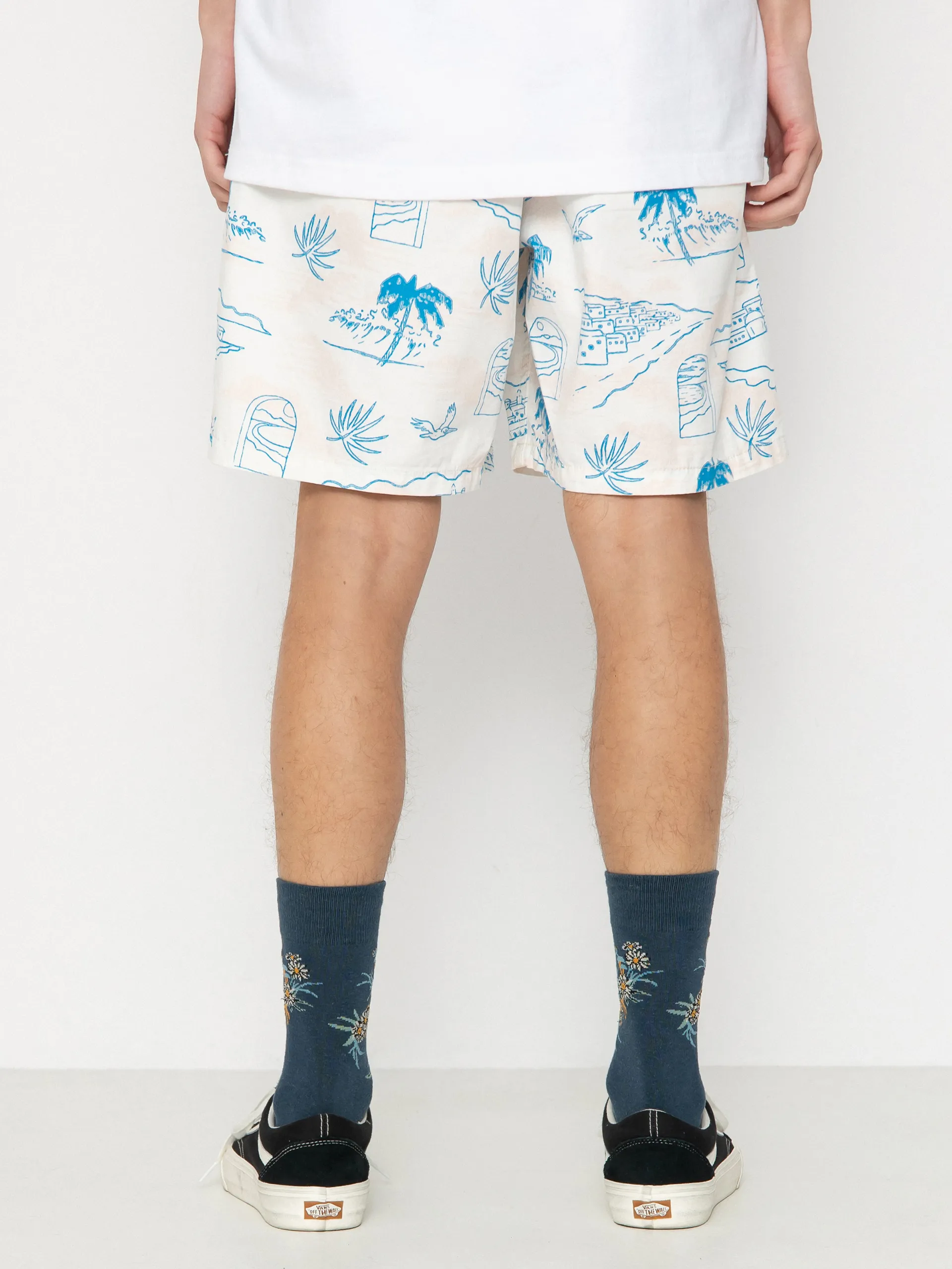 Vans Shorts Range Relaxed Elastic (marshmallow/malibu blue)