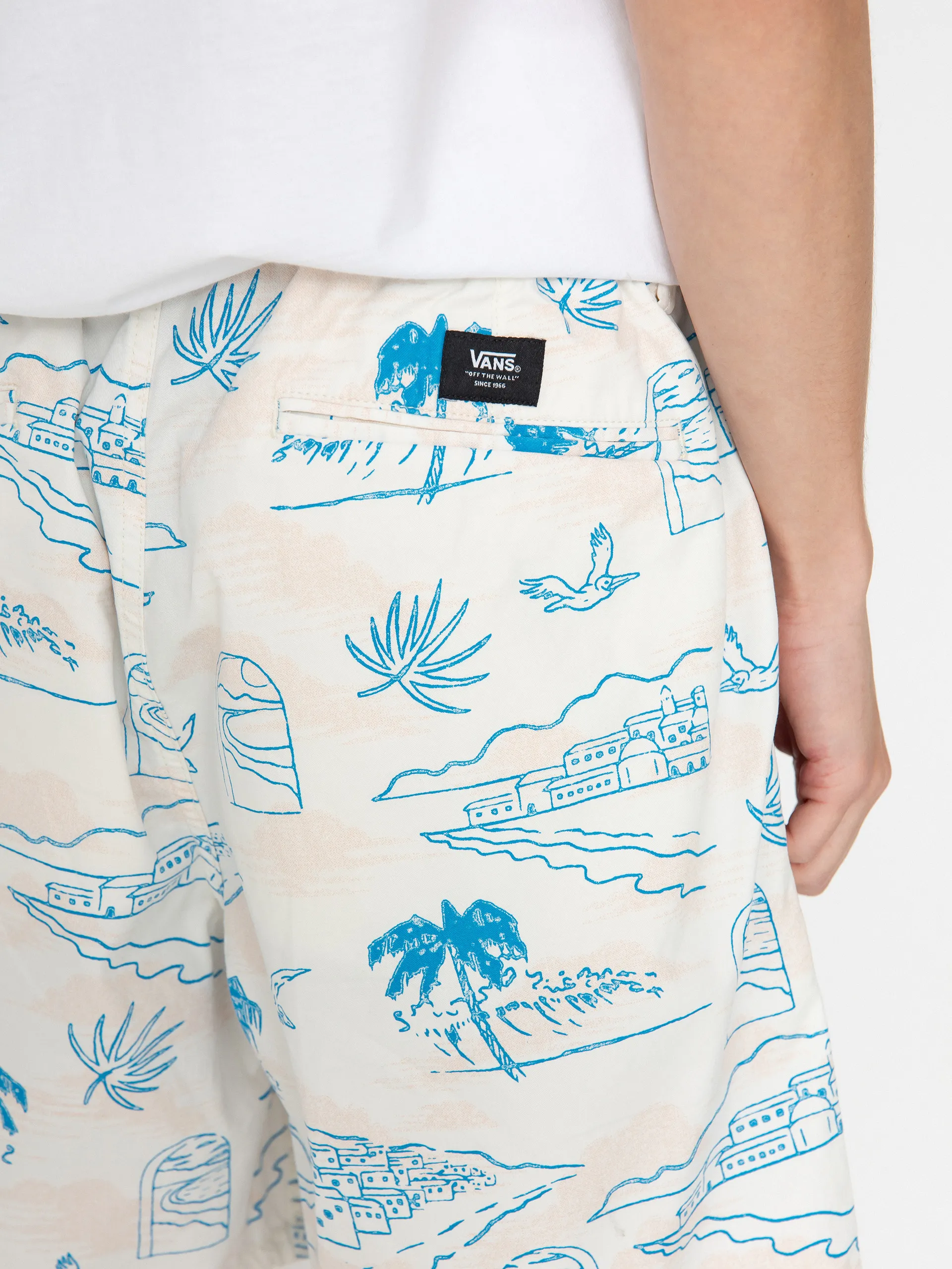 Vans Shorts Range Relaxed Elastic (marshmallow/malibu blue)