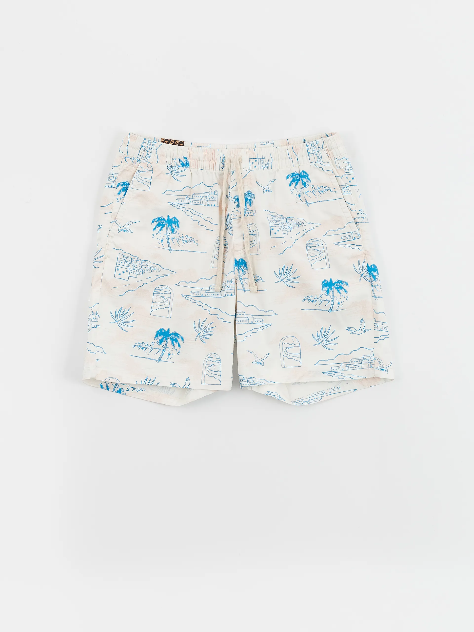 Vans Shorts Range Relaxed Elastic (marshmallow/malibu blue)