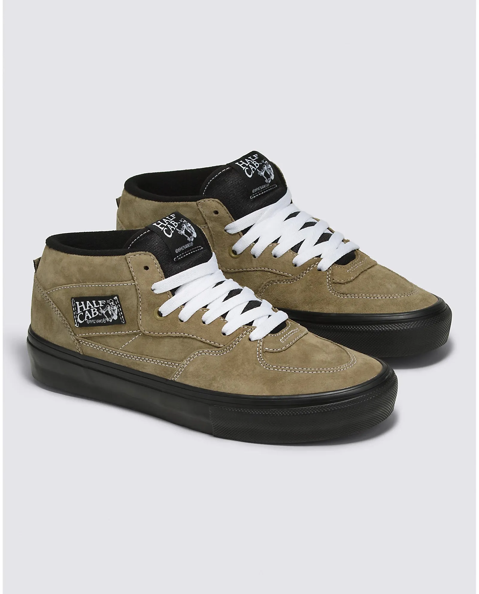 Vans Skate Half Cab - (Pig Suede) Olive Black