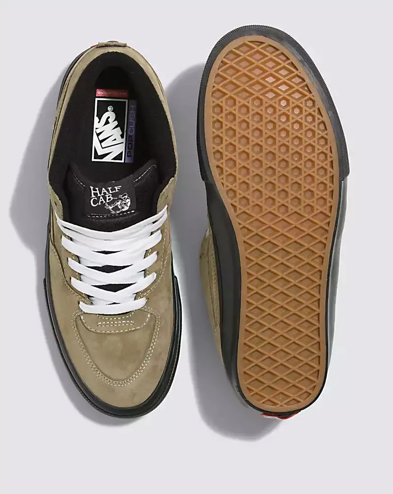 Vans Skate Half Cab - (Pig Suede) Olive Black