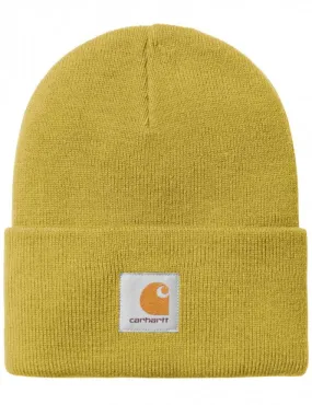 Watch Beanie Hat - Golden Olive