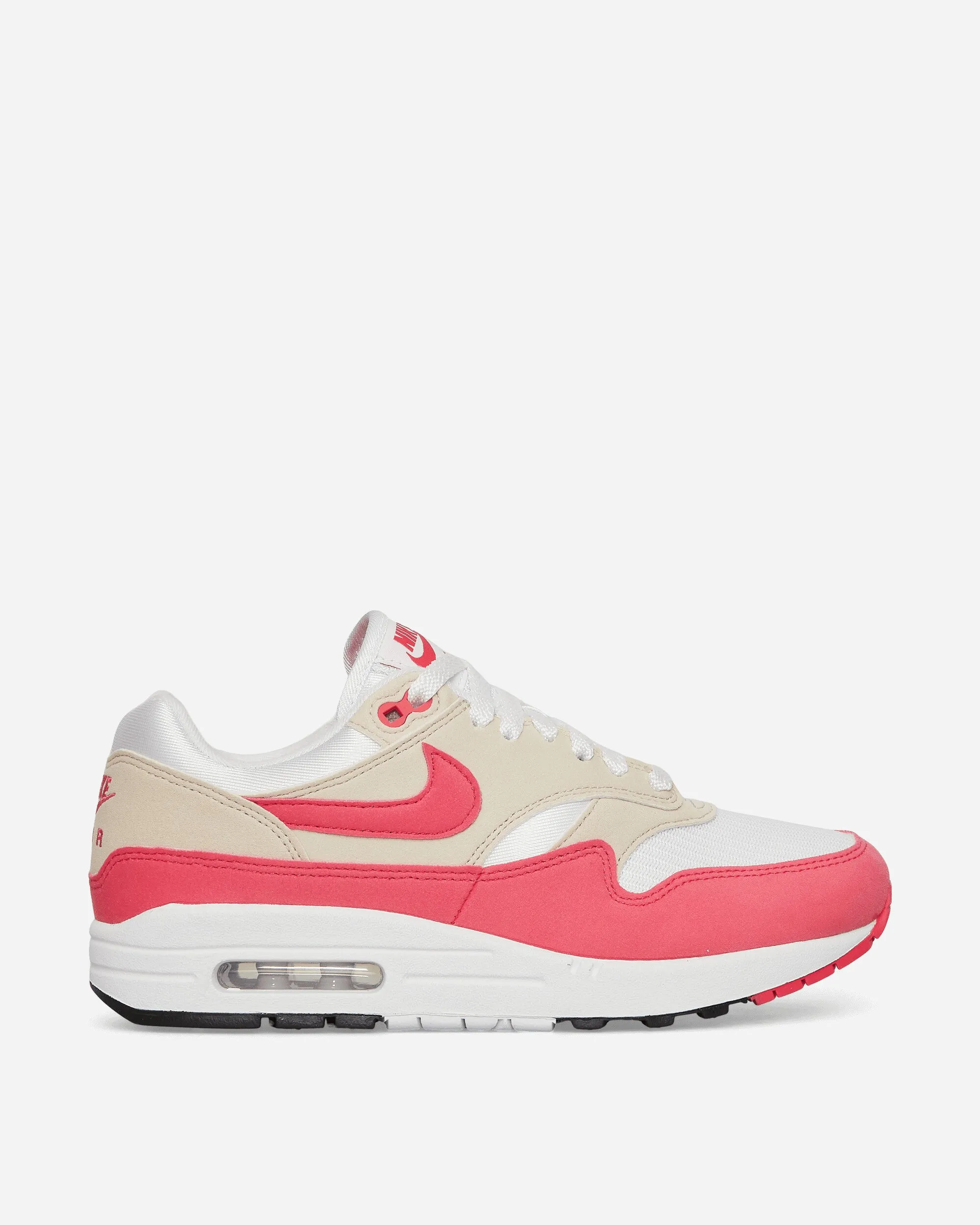 WMNS Air Max 1 Sneakers White / Aster Pink / Light Orewood Brown