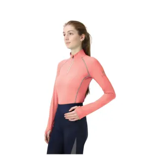 Womens/ladies thermal base layers coral rose Hy Sport Active