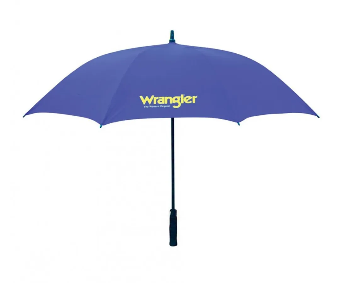 Wrangler Logo Umbrella - Blue