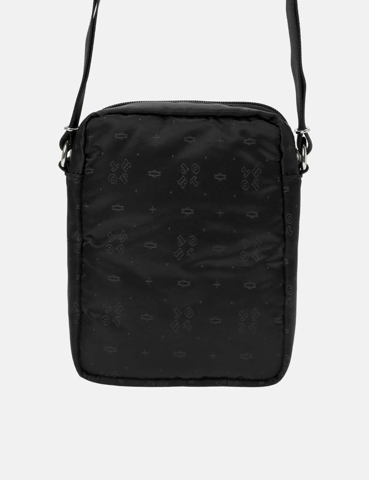 Yoshida and Co Monogram Vertical Shoulder Bag - Black