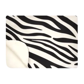 Zebra Crossing - Luxury Sherpa Fleece Blanket